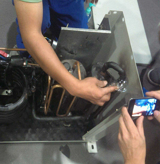 大余维修空调制冷效果差